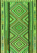 Southwestern Green Country Rug, tr2674grn