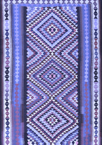 Southwestern Blue Country Rug, tr2674blu