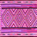 Square Southwestern Pink Country Rug, tr2674pnk