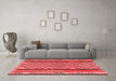 Country Red Washable Rugs