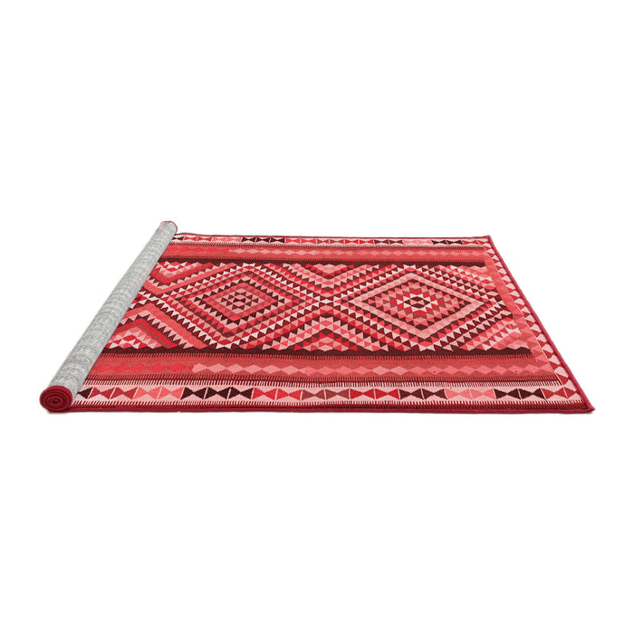 Country Red Washable Rugs