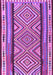 Southwestern Purple Country Rug, tr2674pur