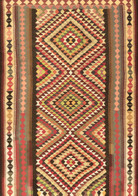 Southwestern Brown Country Rug, tr2674brn