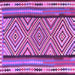 Square Southwestern Purple Country Rug, tr2674pur