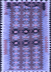 Southwestern Blue Country Rug, tr2675blu