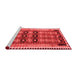 Country Red Washable Rugs