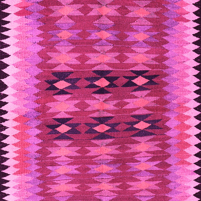 Machine Washable Southwestern Pink Country Rug, wshtr2675pnk