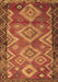 Southwestern Brown Country Rug, tr2676brn