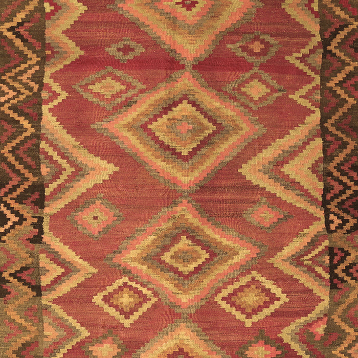 Southwestern Brown Country Rug, tr2676brn