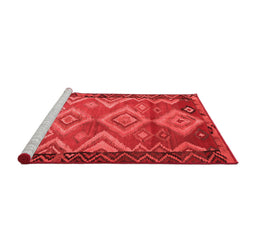 Country Red Washable Rugs