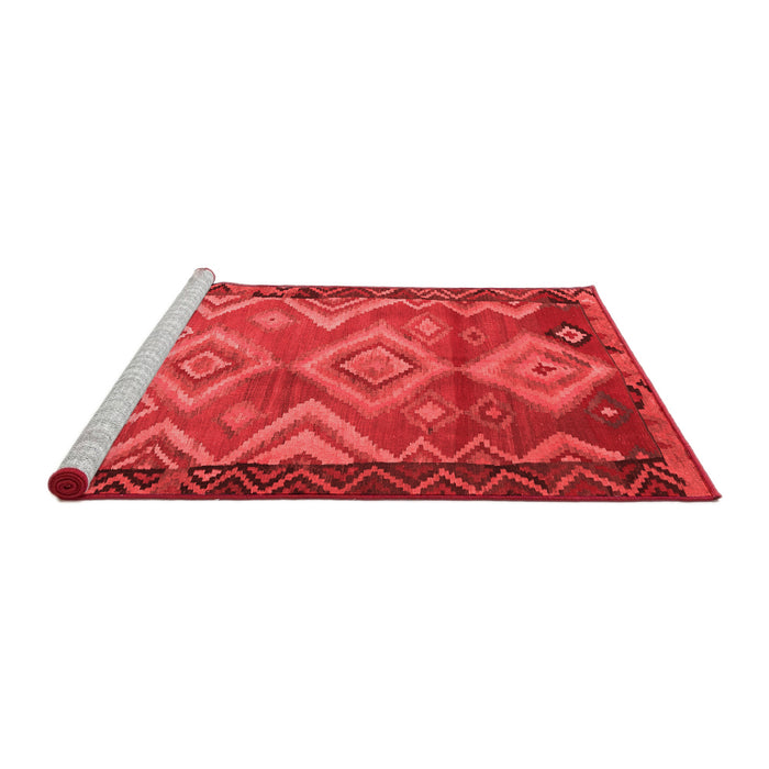 Country Red Washable Rugs