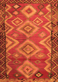 Southwestern Orange Country Rug, tr2676org