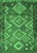 Southwestern Emerald Green Country Rug, tr2676emgrn