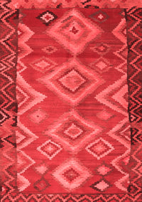 Southwestern Red Country Rug, tr2676red