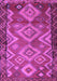 Machine Washable Southwestern Purple Country Area Rugs, wshtr2676pur