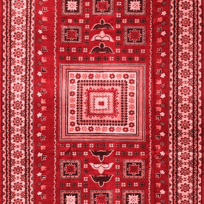 Geometric Red Traditional Area Rugs