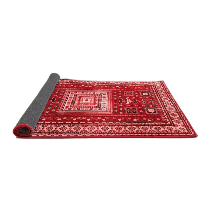Geometric Red Traditional Area Rugs