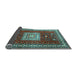 Sideview of Geometric Light Blue Traditional Rug, tr2678lblu