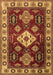 Machine Washable Geometric Brown Traditional Rug, wshtr2679brn