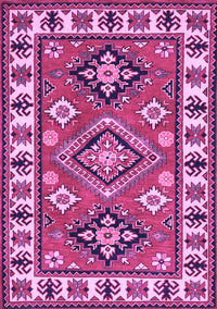 Geometric Purple Traditional Rug, tr267pur