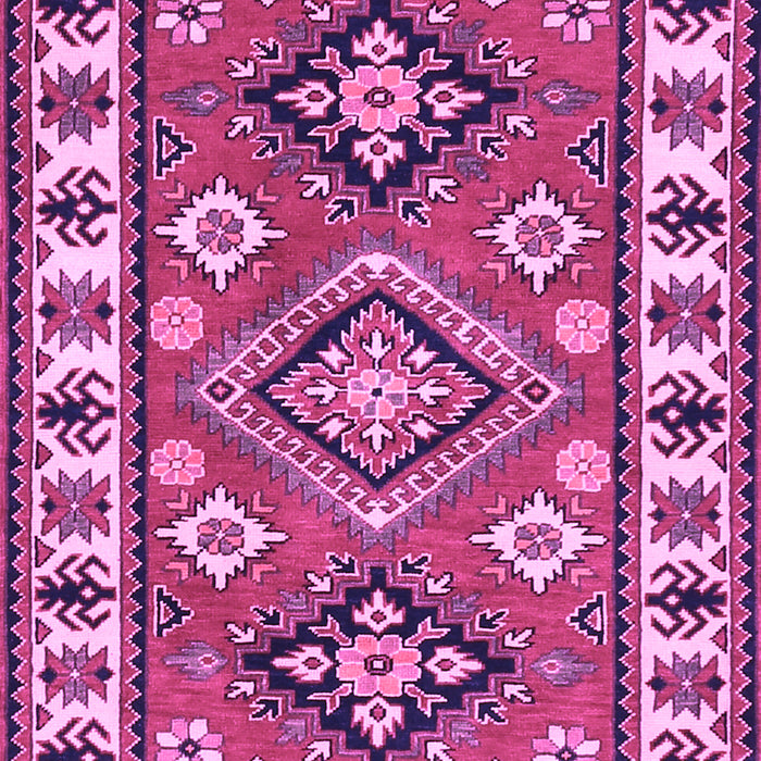 Geometric Purple Traditional Rug, tr267pur
