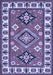 Geometric Blue Traditional Rug, tr267blu