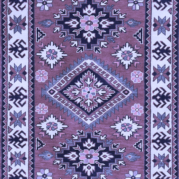 Geometric Blue Traditional Rug, tr267blu
