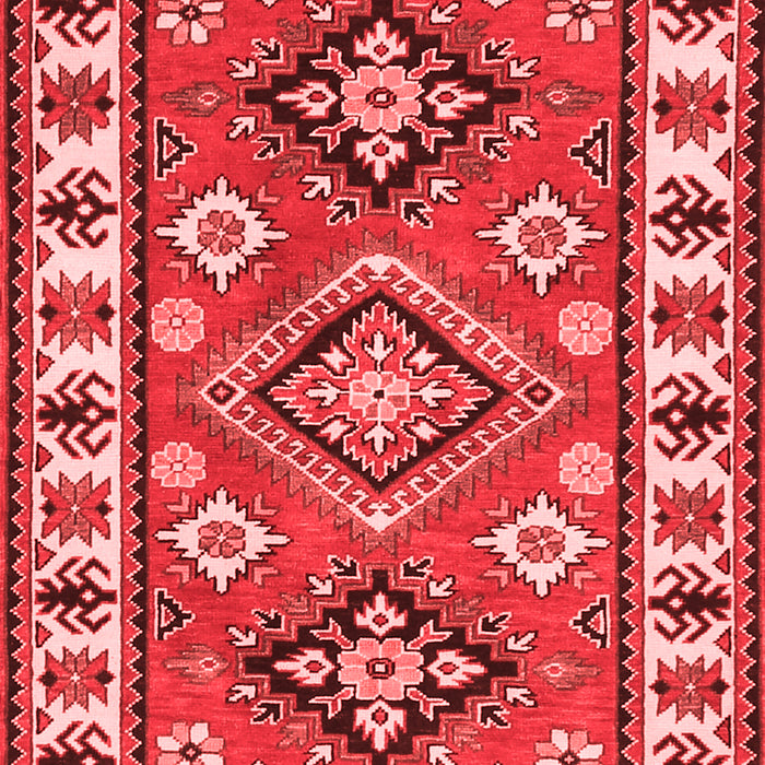 Geometric Red Traditional Area Rugs