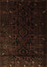 Machine Washable Persian Brown Traditional Rug, wshtr2680brn