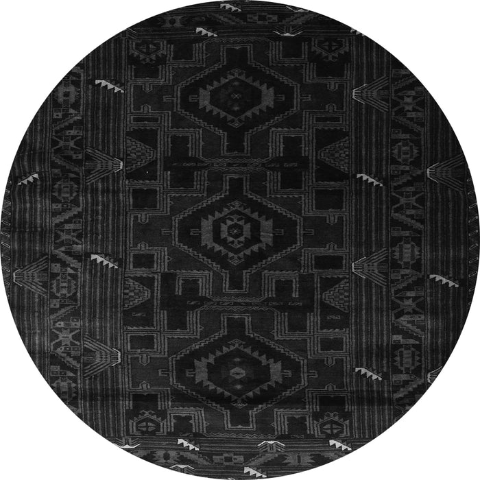 Square Persian Gray Traditional Rug, tr2680gry