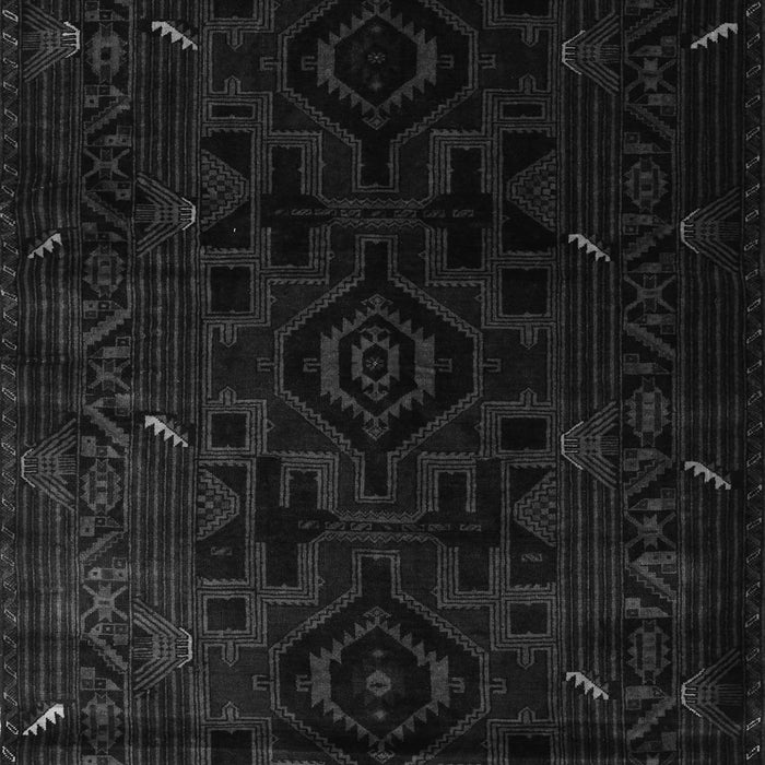 Serging Thickness of Machine Washable Persian Gray Traditional Rug, wshtr2680gry