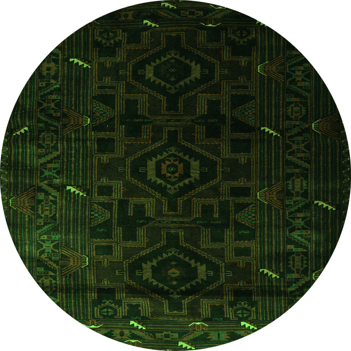 Machine Washable Persian Green Traditional Area Rugs, wshtr2680grn