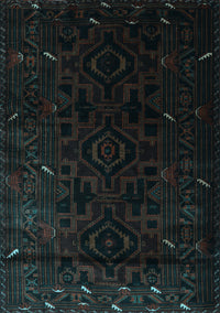 Persian Light Blue Traditional Rug, tr2680lblu