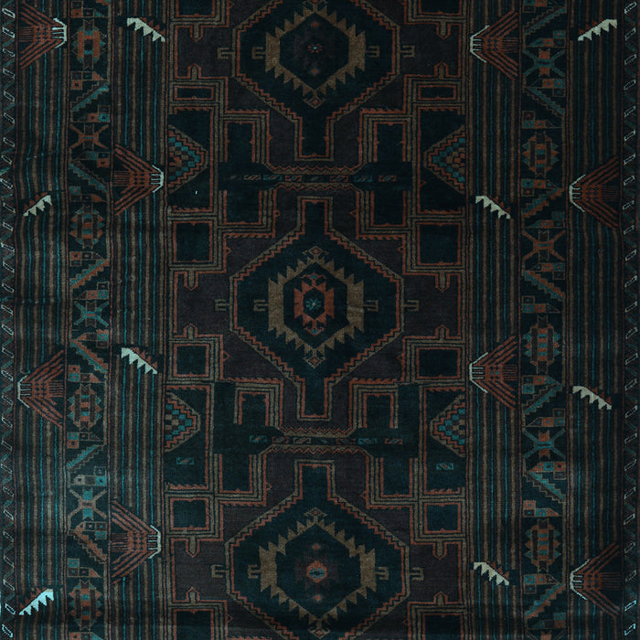 Machine Washable Persian Light Blue Traditional Rug, wshtr2680lblu