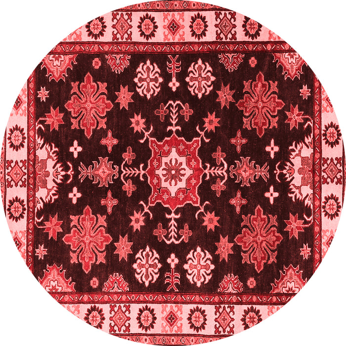 Machine Washable Persian Red Traditional Rug, wshtr2681red