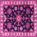 Square Persian Pink Traditional Rug, tr2681pnk