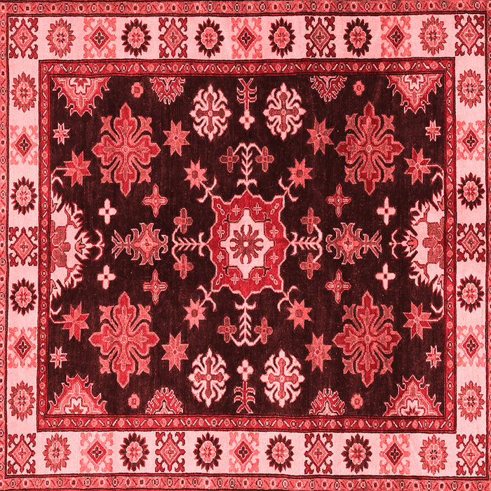 Machine Washable Persian Red Traditional Rug, wshtr2681red