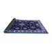 Sideview of Persian Blue Traditional Rug, tr2681blu