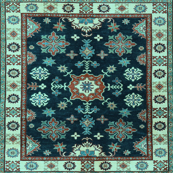 Square Persian Light Blue Traditional Rug, tr2681lblu