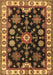 Machine Washable Persian Brown Traditional Rug, wshtr2681brn