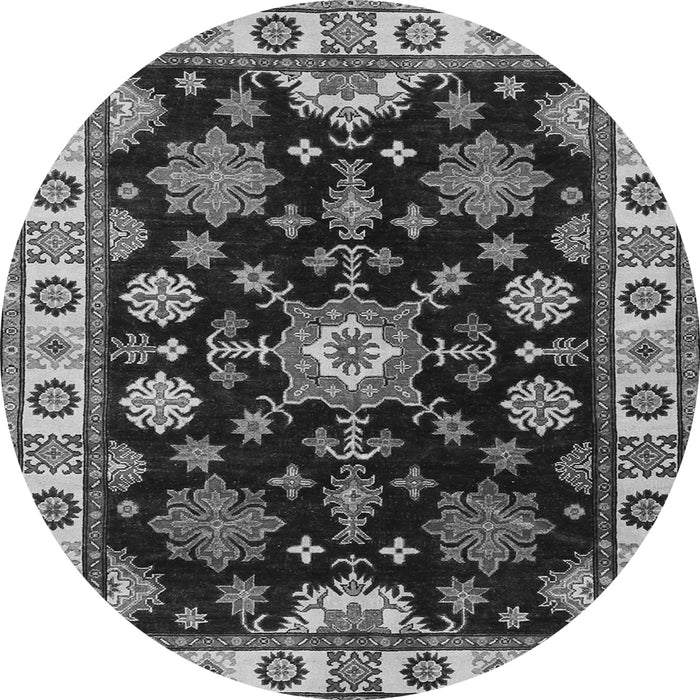 Machine Washable Persian Gray Traditional Rug, wshtr2681gry
