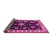 Sideview of Persian Pink Traditional Rug, tr2681pnk