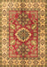 Machine Washable Geometric Brown Traditional Rug, wshtr2682brn