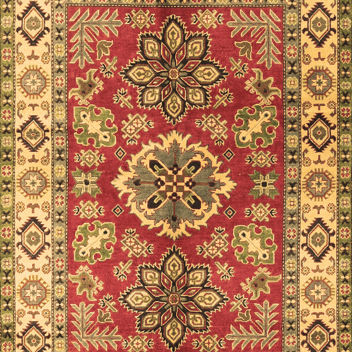 Geometric Brown Traditional Rug, tr2682brn