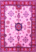 Geometric Pink Traditional Rug, tr2683pnk