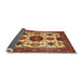 Sideview of Traditional Red Persian Rug, tr2684