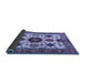 Sideview of Persian Blue Traditional Rug, tr2684blu