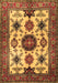 Machine Washable Persian Brown Traditional Rug, wshtr2684brn