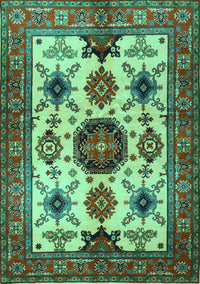 Persian Turquoise Traditional Rug, tr2684turq