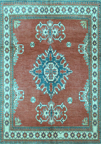 Persian Light Blue Traditional Rug, tr2685lblu